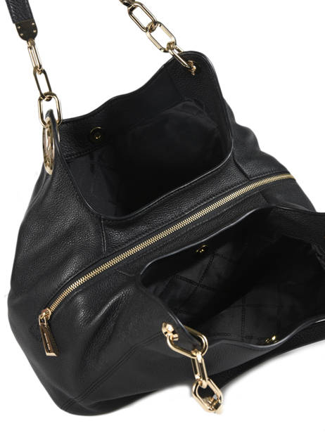 Lillie Large Leather Shoulder Bag Michael kors Black lilie T9G0LE3L other view 4