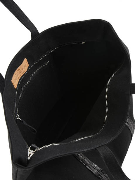Large Zipped Shoulder Bag Le Cabas Sequins Vanessa bruno Black cabas 1V40409 other view 4
