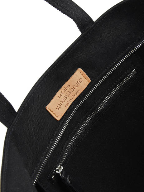 Large Zipped Shoulder Bag Le Cabas Sequins Vanessa bruno Black cabas 1V40409 other view 1