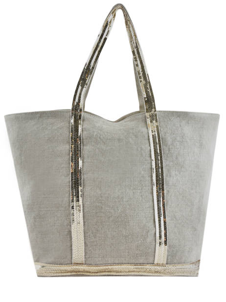 Zipped Linen Tote Bag Le Cabas Sequins Vanessa bruno cabas lin 31V40409 other view 1
