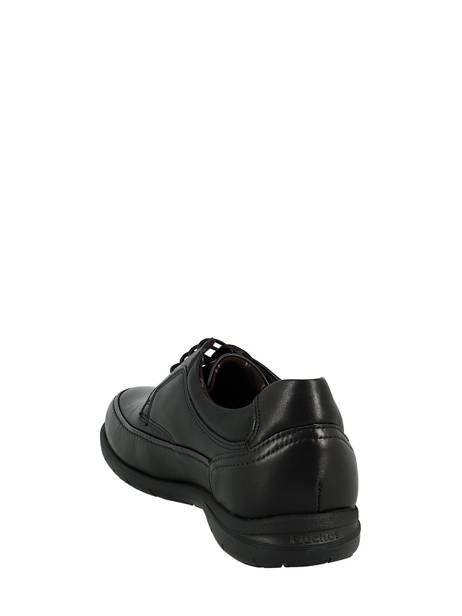 Chaussures De Ville En Cuir Fluchos Noir men 8498 vue secondaire 3