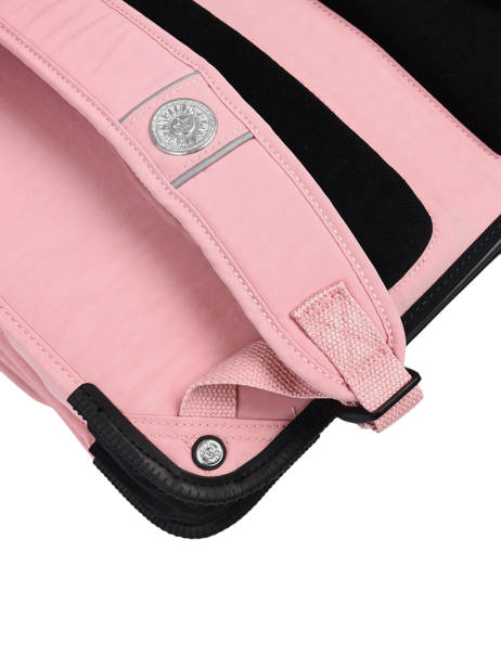 Satchel 2 Compartments Kipling Pink back to school 12074 other view 3