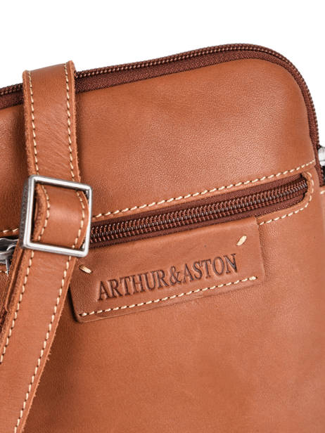 Leather Arthur Crossbody Bag Arthur & aston Brown johany 8 other view 1