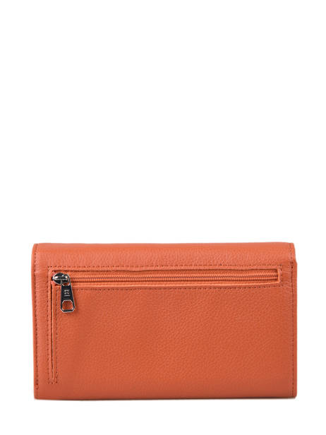 Leather Confort Wallet Hexagona Orange confort 467779 other view 1