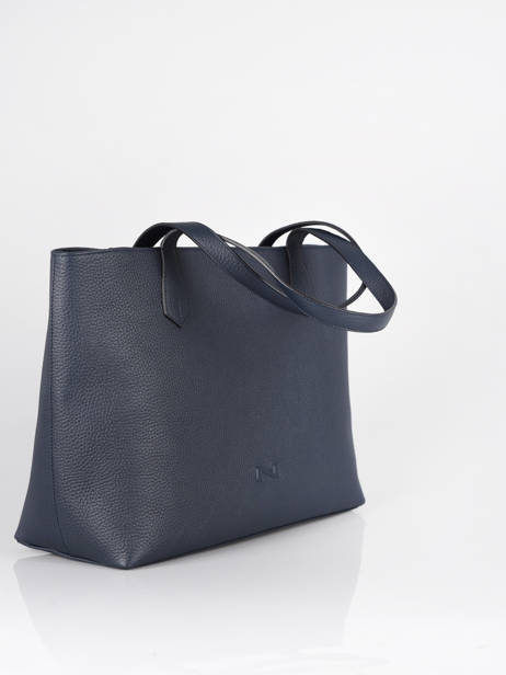 Leather Olivia Tote Bag Nathan baume Blue nathan 43 other view 2