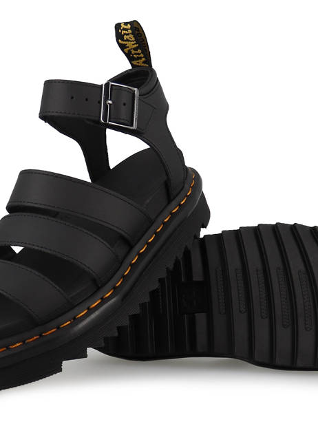 Leather Platform Sandals Blaire Hydro Dr martens Black women 24235001 other view 2