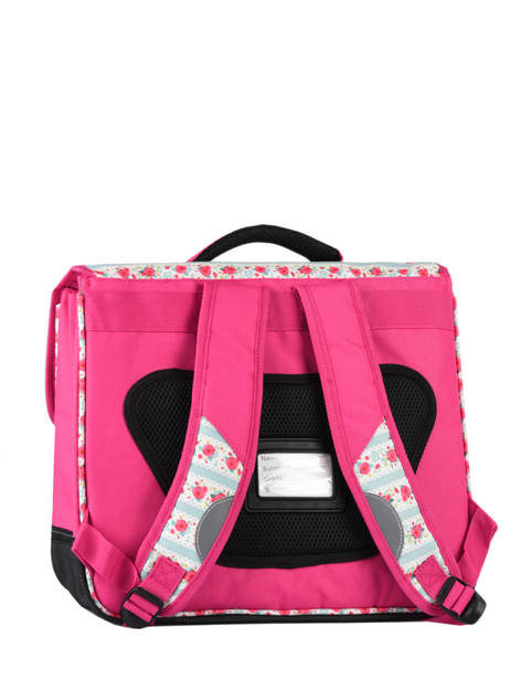 Satchel 2 Compartments Snowball Pink print 85141 other view 4