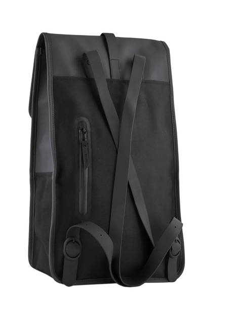 Backpack 1 Compartment + 13'' Pc Rains Black boston 1220 other view 4