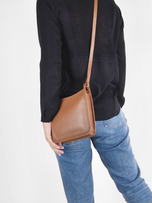 Longchamp Le foulonné Messenger bag Brown