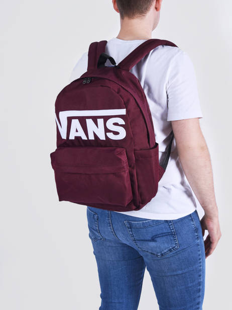 1 Compartment Backpack Vans Red backpack VN0A5KHP other view 1