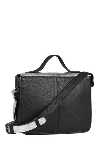 Leather Mlle George Argento Crossbody Bag Paul marius Black argento GEORGARG other view 4