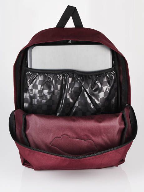 Backpack 1 Compartment + 15'' Pc Vans Red backpack VN0A3UI6 other view 3