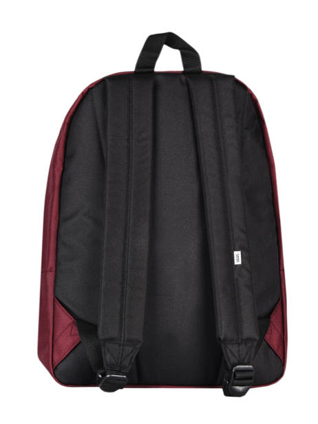 Backpack 1 Compartment + 15'' Pc Vans Red backpack VN0A3UI6 other view 4