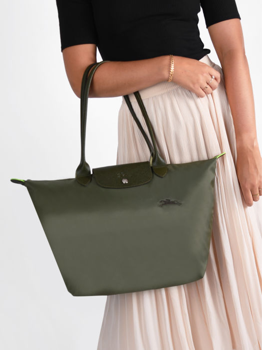 Longchamp Le pliage green Besaces Vert