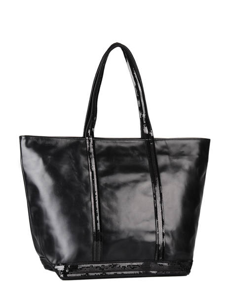 Shopper Cabas Cuir Leather Vanessa bruno Black cabas cuir 2V40409 other view 4