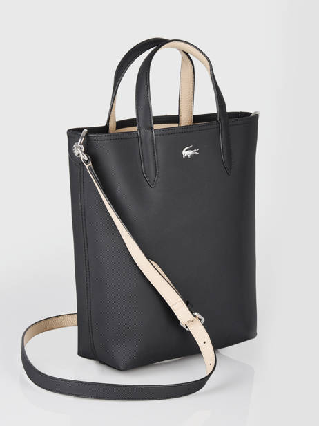 Reversible Anne Tote Bag Lacoste Black anna NF2991AA other view 2