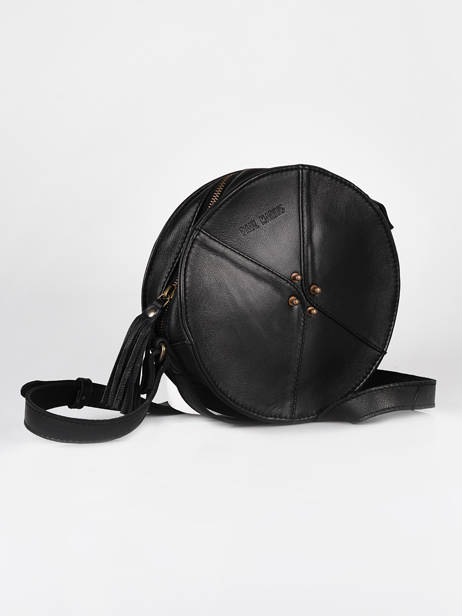 Leather Crossbody Bag Le Precieux Paul marius Black vintage PRECIEUX other view 2
