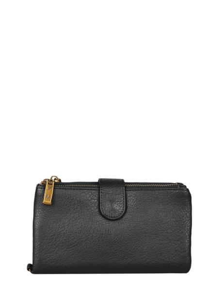 Wallet With Coin Purse Soft Mandoline Black soft 195