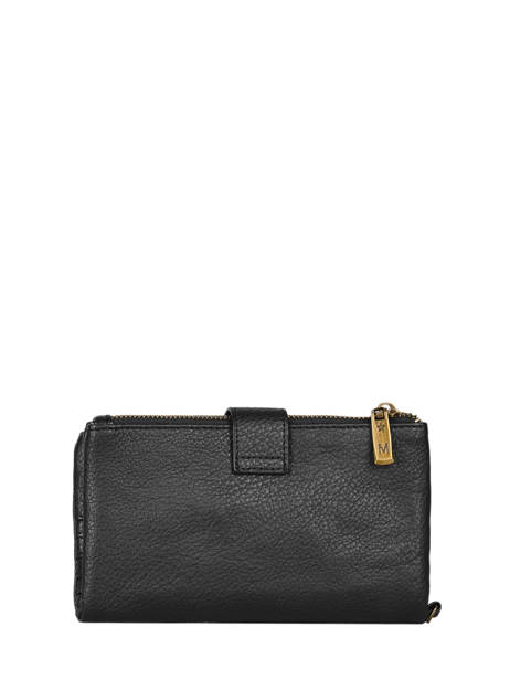 Wallet With Coin Purse Soft Mandoline Black soft 195 other view 2