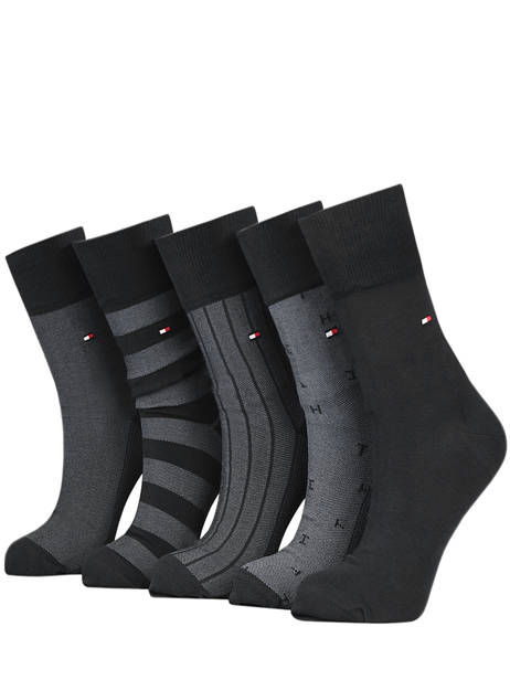 Set Of 5 Pairs Of Socks Tommy hilfiger Black men 1210549