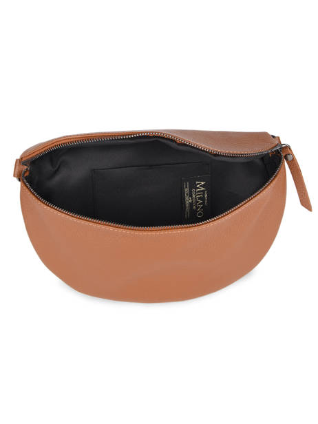 Sac Banane Caviar Cuir Milano Marron caviar CA21123 vue secondaire 3