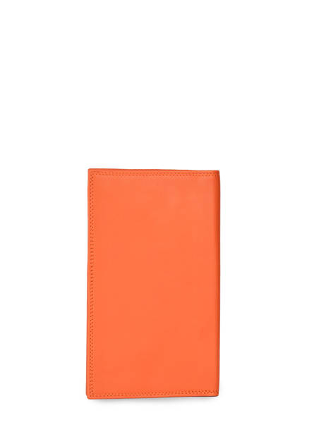 Porte-chéquier Cuir Katana Orange marina 753008 vue secondaire 2