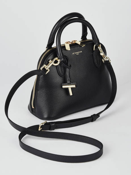 Crossbody Bag Gisele Leather Le tanneur Black gisele TGIS1000 other view 2