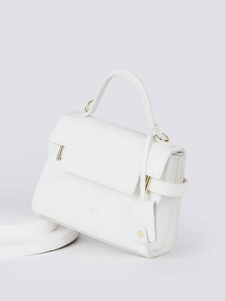 Leather Emilie Crossbody Bag Le tanneur White emily TEMI1000 other view 2