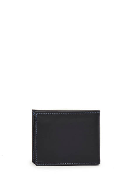 Wallet With Coin Purse Paris Leather Etrier Black paris EPAR121 other view 3