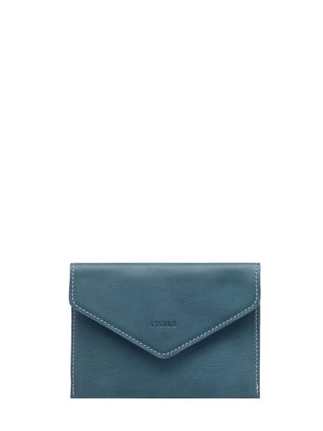 Wallet Paris Leather Etrier Blue paris EPAR054