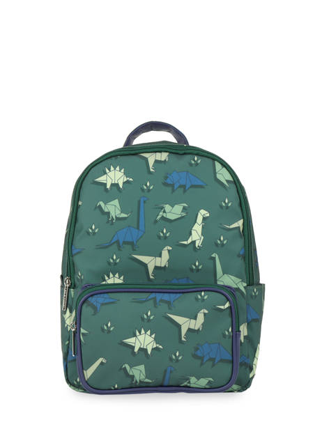 Mini Backpack Caramel et cie Green fier GA
