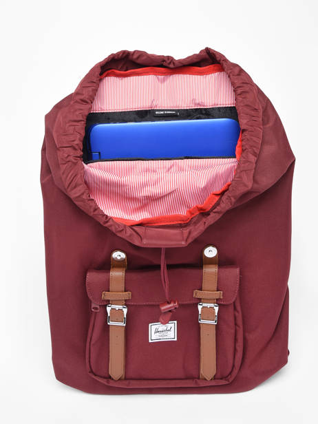 Backpack Little America 1 Compartment + 15'' Pc Herschel Red classics 10014 other view 2