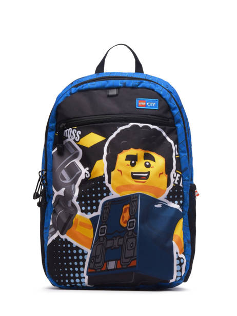 2-compartment  Backpack Lego Blue city police adventure 25 other view 1