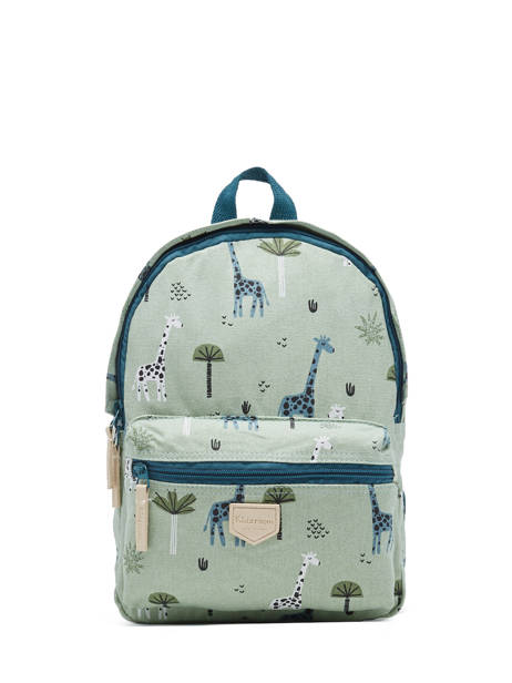 Backpack Giraffe 1 Compartment Kidzroom Green mini 985