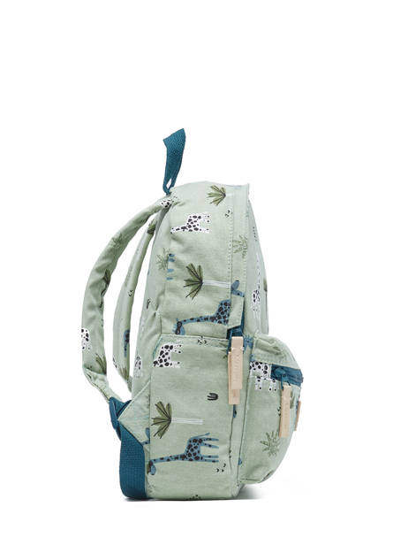 Backpack Giraffe 1 Compartment Kidzroom Green mini 985 other view 2
