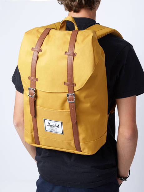 Backpack Retreat 1 Compartment + 15'' Pc Classics Herschel Yellow classics 10066 other view 2