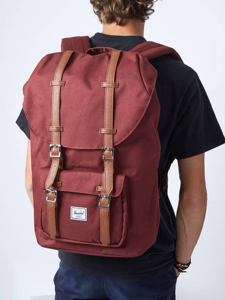 Backpack Little America 1 Compartment + 15'' Pc Herschel Red classics 10014 other view 1