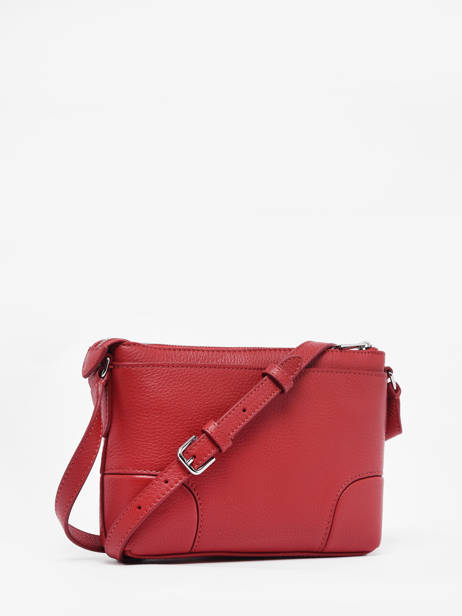 Cross Body Tas Romy Leather Le tanneur Red romy TROM1100 other view 4