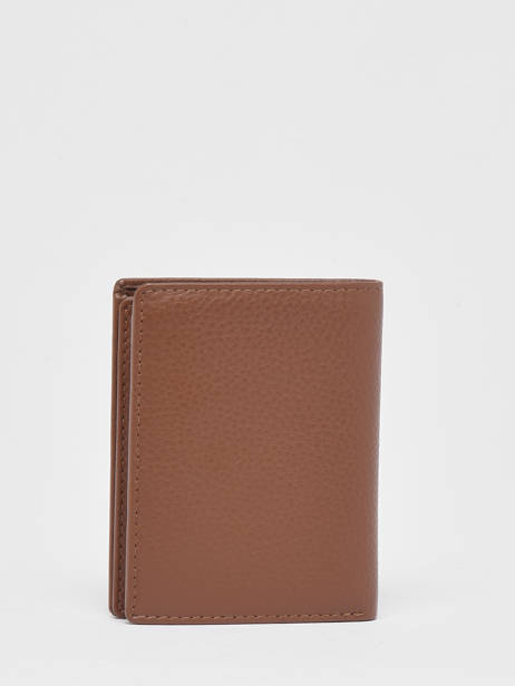 Wallet Leather Yves renard Brown foulonne 23413 other view 3