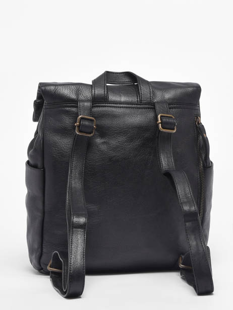 Backpack Basilic pepper Black cow BCOW50 other view 4