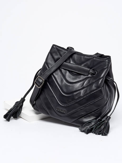 Cross Body Tas Rafale Leather Etrier Black rafale ERAF004S other view 2