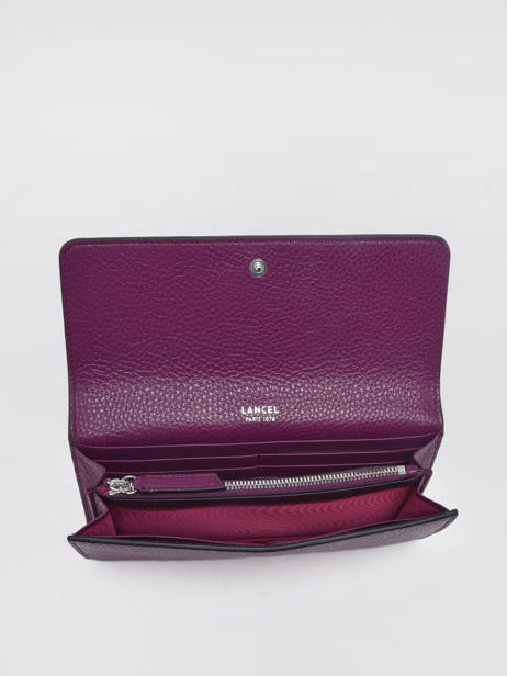 Wallet Leather Lancel Violet premier flirt A10525 other view 1