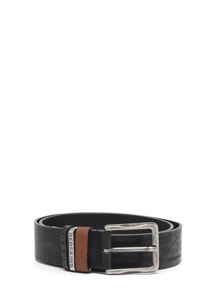 Ceinture Homme Hells Cuir Redskins Noir belt HELLS