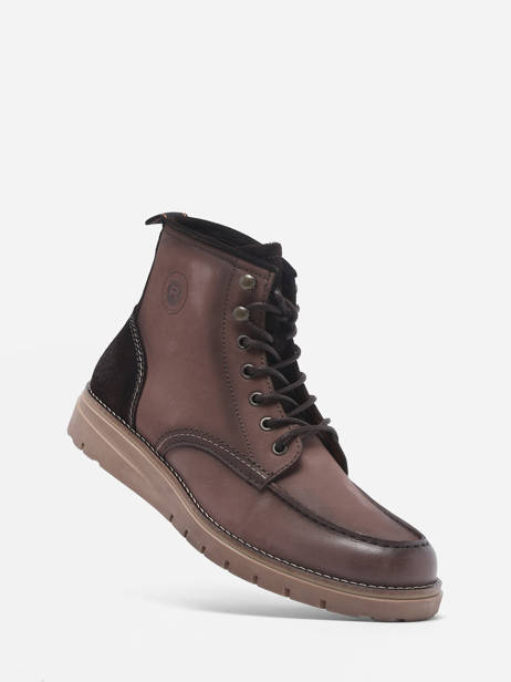 Boots Different In Leather Redskins Brown men DIFFEREN other view 1