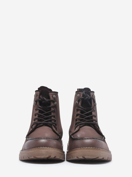 Boots Different In Leather Redskins Brown men DIFFEREN other view 2