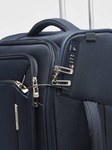 Expandable Cabin Luggage Samsonite Blue respark 143325 other view 1