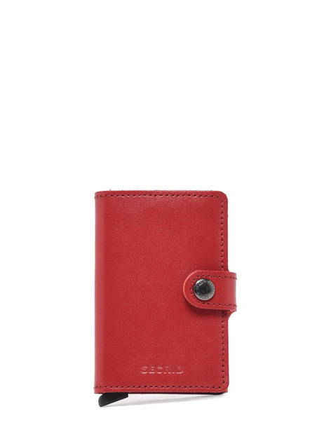 Leather Original Card Holder Secrid Red original MO