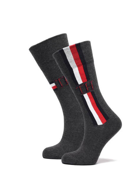 Set Of 2 Pairs Of Socks  Tommy hilfiger Gray socks men 10001492