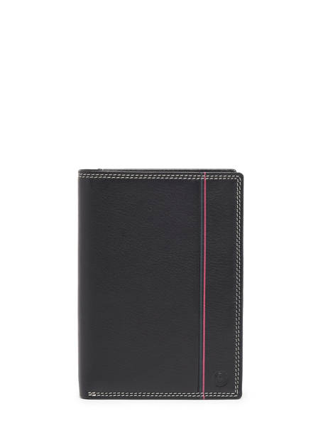 Wallet Leather Serge blanco Black vancouver VAN21013