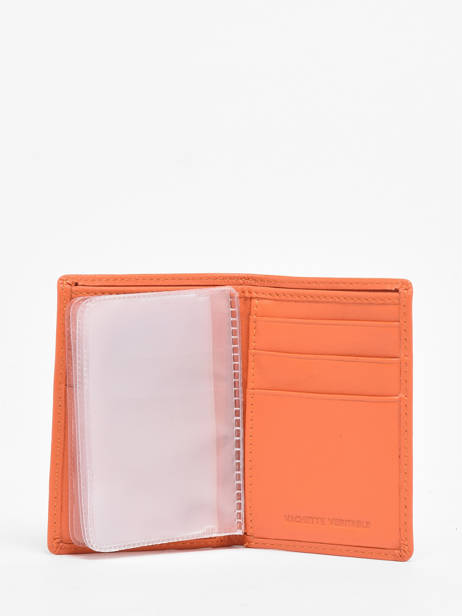 Porte-cartes Cuir Petit prix cuir Orange supreme FA205 vue secondaire 1